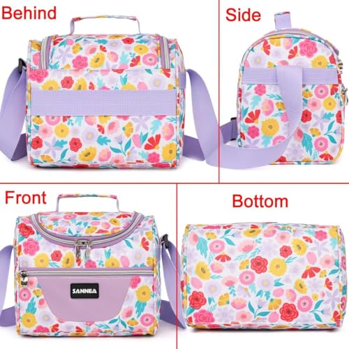 Insulated Cooler Lunch Bag 1.85gal/7L Pink Capibala Reusable Lunch Box Tote for work Picnic Camping Gym Travel - color: 7L Pink Capibala