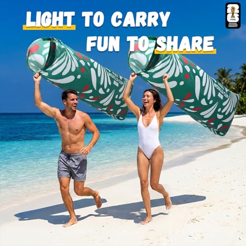 MESUCA FIFA World Cup 2026 Edition Inflatable Sun Lounger, Air Sofa, Blow Up Couch, 210T Polyester Inflatable Camping Chair is Ideal for Backyard, Beach, Travel, Picnics and Music Festivals Green - color: Green