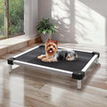 FXW TitanNest Chew-Proof Elevated Dog Bed, Raised Cot for Indoor/Outdoor/Camping Use, Durable & Waterproof Cooling Pet Bed for Toy Dogs, 23.0" L x 17.0" W x 4.1" H, Black - size: Xxs-toy Dog (23.0"l X 17.0"w X 4.1"h)
