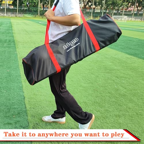 12FT/18FT Portable Volleyball Training Net for Hitting or Serving Drills, Outdoor & Indoor Freestanding Practice Net With Height Adjustable, Carry Bag - style: 12ft volleyball practice net