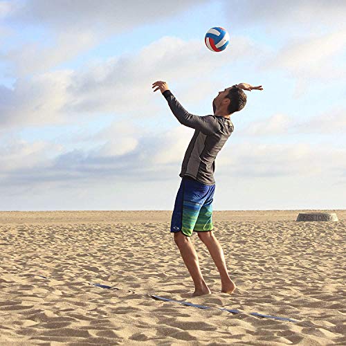 GoSports Soft Touch Recreational Volleyballs - Single or 6 Pack - Regulation Size for Indoor or Outdoor Play - Includes Ball Pump - color: 6 Pack