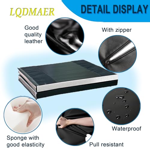Basketball Wall Panels, 2" Thick Wall Pads for Gym, Gym Wall Padding with Waterproof Leather, Anti Collision Padded Foam Mat Protection for Kids Basketball Hoops - color: Black, size: 72"x24"x2"