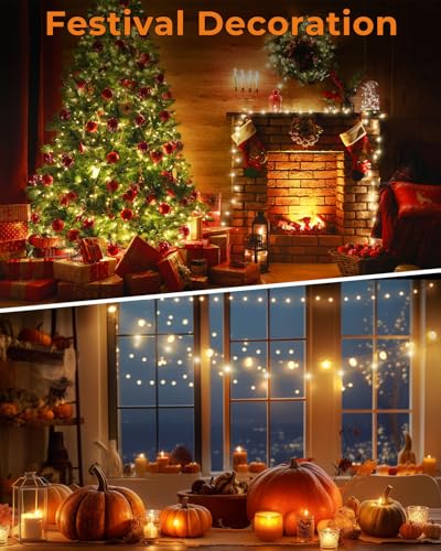 Camping String Lights, Retractable 32.8ft RGB Flash Lamp, Rechargeable Fairy LED Rope Lights Outdoor Waterproof, Portable Hanging Lantern for Outside Tent Patio Awning Garden RV Essentials - color: White