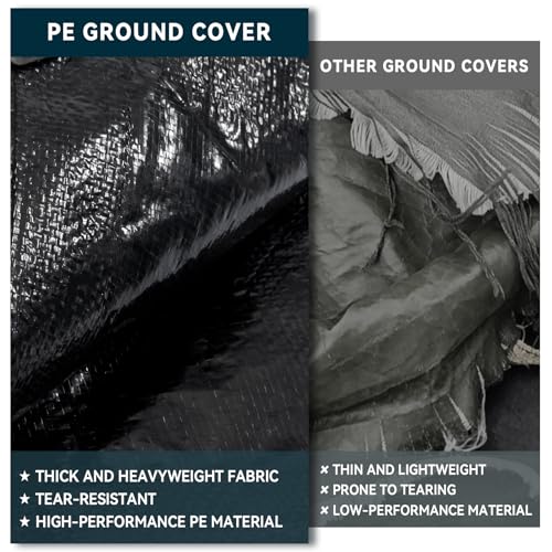 Clostnature Tent Footprint for Camping - Waterproof Camping Tarp, Heavy Duty Ground Sheet, Lightweight Tent Tarp with Carry Bag, Multipurpose Outdoor Floor Mat for Hiking, Backpacking, Hammock, Picnic - size: 87'' x 92''