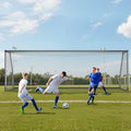 MOPHOTO Soccer Goal, 6X4/8x6/10x6.5/12x6/16x7/18.5x6.5/21x7/24x8ft Soccer Goals for Backyard, Full Size Soccer Goal for Teens & Adults Training - size: 21x7FT, style: Alu-Grey
