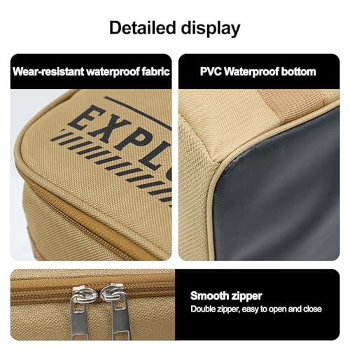 Picnic Organizer Bag - Large Capacity Waterproof Storage Bag, Foldable Organizer Carrier for Beach, Hiking & Outdoor Blanket/Utensils