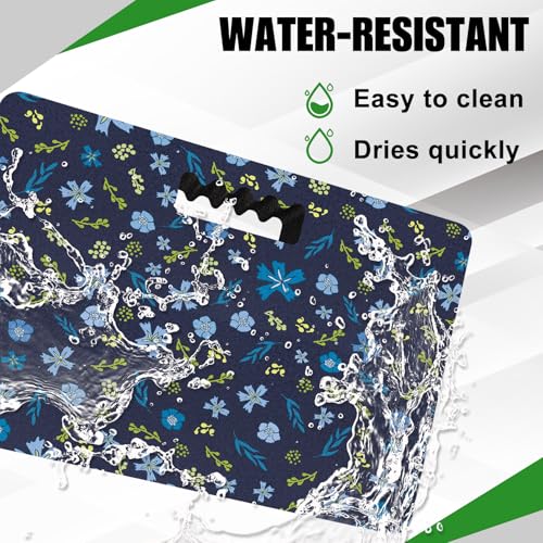 Extra Thick Kneeling Pad — Heavy Duty, Extra Large Foam Kneeler Mat for Gardening,Bathing Baby, Workout Supplies,Water & Dirt Resistant, Lightweight, DK Blue - color: Dark Blue