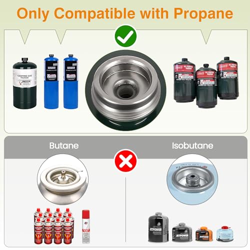 ODSD 2 Burner Camping Stove with Windshield, 20000 BTU Propane Camp Stove, Portable Folding Gas Stove, Camping Essentials Gear Includes Frying Pan, Coffee Stand & Carry Bag, Green - color: Green
