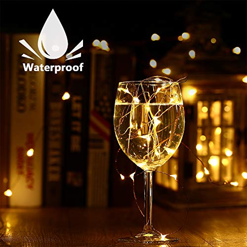 Brizled 2 Pack Solar String Lights, Total 132FT 400 LED Outdoor Solar Fairy Lights, 8 Modes Solar Twinkle Lights, Waterproof Mini LED Solar String Lights for Christmas Garden Party Decor, Warm White - color: Warm White