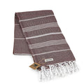 100% Organic Turkish Cotton Beach and Bath Towel, Peshtemal Towel Blanket, Quick Dry Sand Free, Oversized Light Compact, Diamond Weave, Prewashed, 71 x 39 Inches (CLARED RED) - color: Clared Red