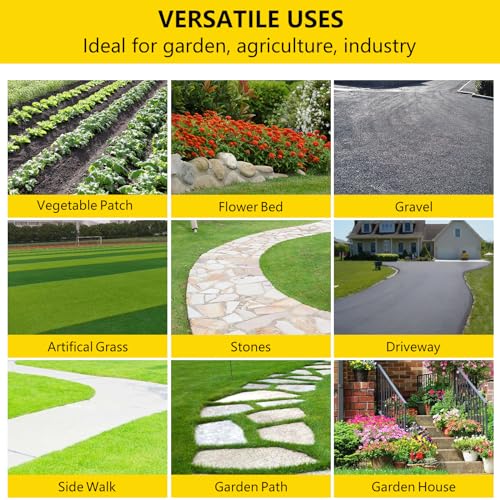Towallmark 4ft x 100ft Weed Barrier Landscape Fabric 1.8oz, Premium Non-Woven Ground Cover Weed Block Gardening Mat, Easy Setup, Superior Weed Control, for Erosion Control, Weed Block, Ground Cover - size: 4ftx100ft & 1.8oz