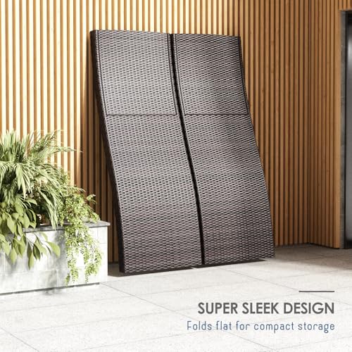 Nestl Chaise Lounge Chair Outdoor Set of 4, Wicker Patio Lounge Chair, Outdoor Lounge Chair with Reclining Backrest - size: Set of 4
