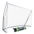QUICKPLAY Kickster Soccer Goal Range – Ultra Portable | Quick and Easy Set Up | Includes Net and Carry Bag | Available in 7 Sizes | Backyard Soccer Net for Kids & Adults [Single Goal] - style: 8 x 5'