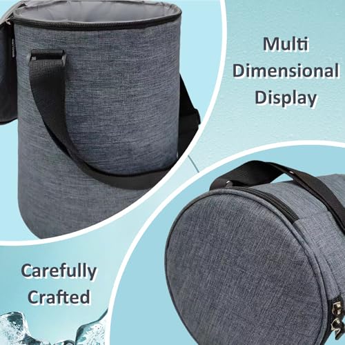 All-in-One Party Cooler Bag with Folding Design and Insulated Compartments -GETTOONE Ideal for Tailgating and Outdoor Events! - size: 7.8 X 12.5 Inch