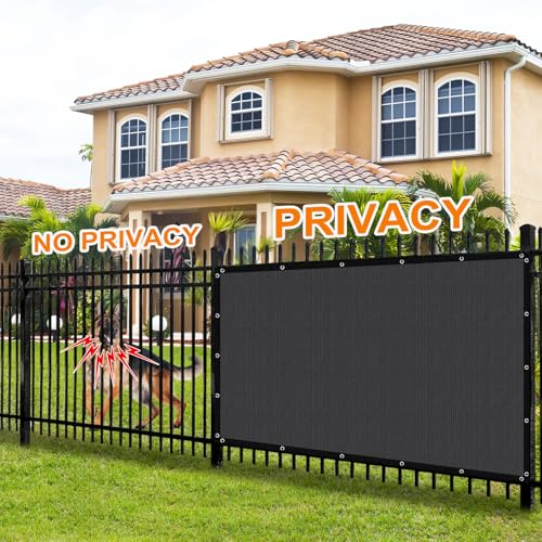 Artpuch Pergola Shade Cover with Grommets 6x12 FT 90% UV Block Outdoor Sun Shade Cloth Privacy Screen for Patio (Customized Available) Dark Grey - color: Dark Grey, size: 0 6' x 1 2'