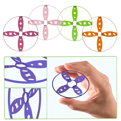 Ivtivfu Flying Disc Launcher Toy Supplements (24PCS), Outdoor Toys for Ages 3 4 5 6 7 8 Boys and Girls, Suitable for Handheld and Stomp Disc Launchers, Outside Kids Games for Beach Yard and Park