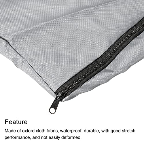 PATIKIL Chair Storage Bag, Waterproof Folding Lounge Chair Cover Carrying Case for Outdoor Camping Chair Beach Chaise Zero Gravity Chair, Grey - color: Grey
