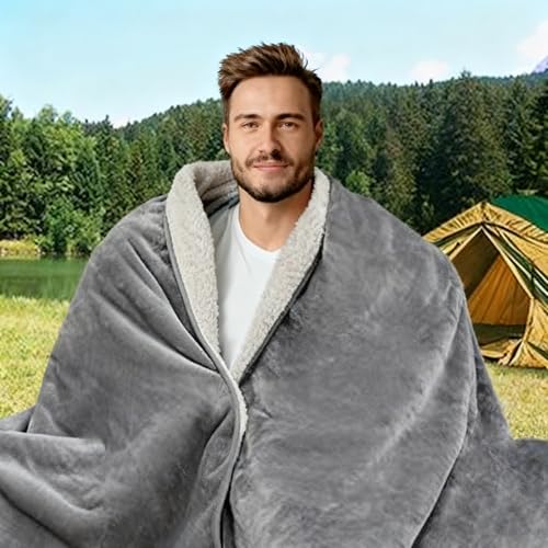 Waterproof Blanket for Beds – Ideal for Couch & Pets Splash Proof Sherpa Throw, Leakproof TPU Layer, Stain Resistant Washable Bed Protector – LightGray, 90"x 80" - color: Lightgray, size: 90"lx80"w