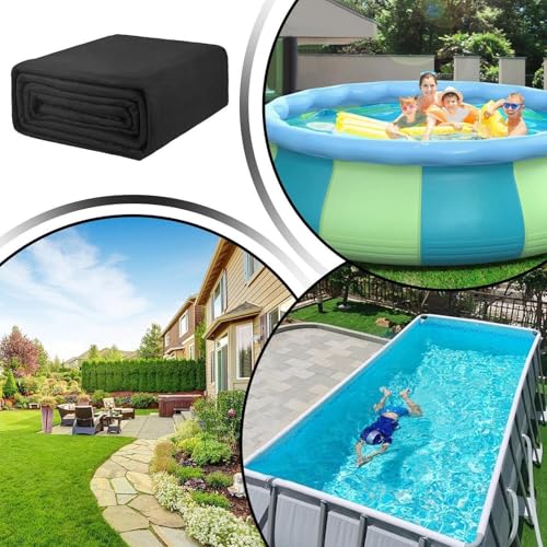 Pool Liner Pad - Protective Ground Cushion Under Basin | Heavy Underlay Mat, UV-Resistant Durable Floor Protection Sheet, Pool Pad Ground Cloth for Home Garden Yard Patio Lawn - size: Square 3x3m
