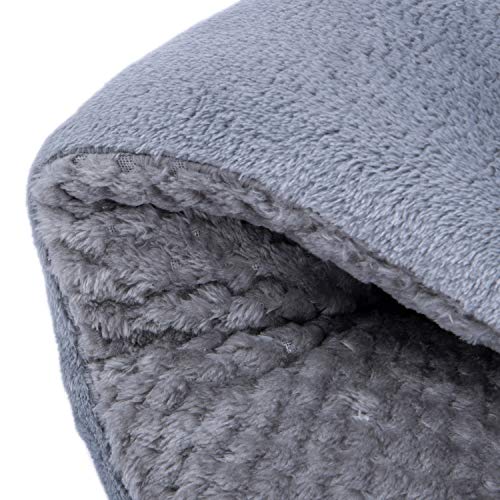 WONDER MIRACLE 4 in 1 Pack Chair Pads | Seat Cushion，Machine Wash & Dryer Friendly (F&F 16"×16", Flint Grey) - color: Flint Grey, style: F&F 16"×16"