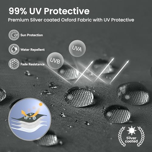 PHI VILLA 10x10ft 1-Person Setup Pop Up Canopy Tent Instant Portable Shelter w/ 1-Button Push, Case, 4 Weight Bags - Gray - color: Gray, size: 10×10 one push