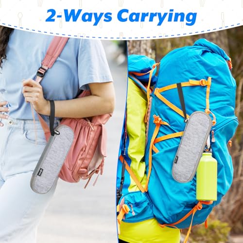 Cosmos Portable Travel Felt Tableware Carrying Storage Case Zipper Bag for Cutlery Kit Flatware Chopsticks Spoon Fork in Camping Travel Picnic Office