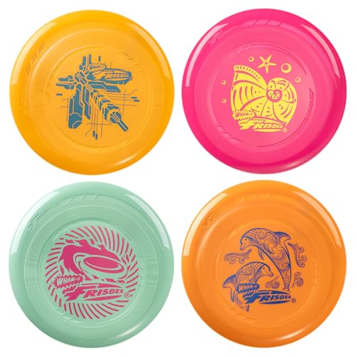 Frisbee Go Flying Disc, 9 Inch Lightweight Sports Disc for Beginners Outdoor Beach Backyard Lawn Park Camping Family Activity Game - 70g - color: V2345-4PACK