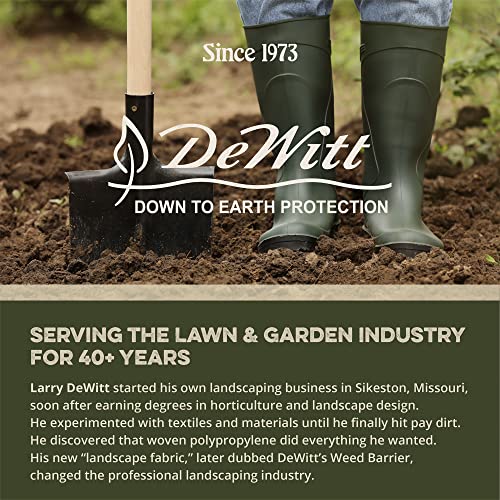 Dewitt Pro-5 Weed Barrier Fabric 5 oz, 5 x 250 Feet – Heavy-Duty Woven Landscape Ground Cover Mat for Raised Garden Bed, Greenhouse Gardening, Outdoor Landscaping, and Commercial Planting - size: 1 Pack, style: 5' x 250'