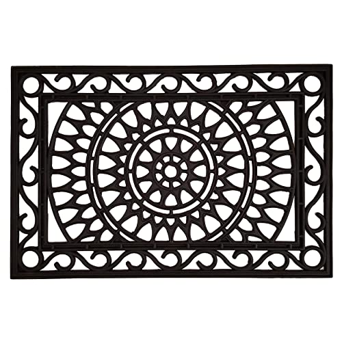 Calloway Mills 153801830 Sungate Rubber Doormat, 18" x 30" - color: Sungate, size: 1'6" x 2'6" (Rectangular)