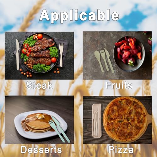 24 Sets Travel Utensils Set with Case, Reusable Spoon Knife Forks Tableware, Portable Plastic Cutlery Set Lunch Box for School Lunch Picnic Camping Daily Use (6 Colors)