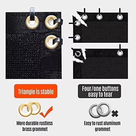 180GSM 4ft x 25ft Fence Privacy Screen Heavy Duty Fence Cover Garden Wall Backyard Black - color: Black, size: 4'x25'
