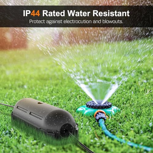 iwillink 6 Pack Outdoor Extension Cord Cover Waterproof - Weatherproof Electrical Connection Box for Outdoor Outlet, Plug, Socket, Christmas Holiday Decoration, Power Tool, Black - color: Black, size: 6 Pack