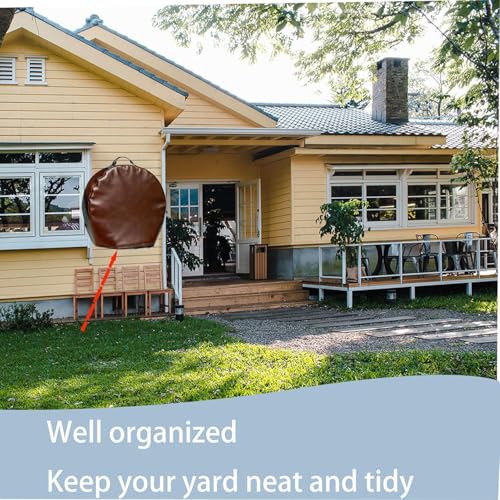 Garden Wall Hose Cover - for Garden Hose 5/8 in. x 50-100ft, Waterproof,Sun-Proof,Dustproof,Leather, Hose covers for outside