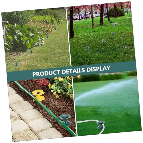 Garden Hose Guide Spike,Hose Guards for Flower Beds,Garden Reel Guide Wheel 4 Pack Spikes for Plant Protection Organizer Gardening Supplies Holder
