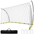 Soccer Goal for Backyard, 12×6 ft /6×4 ft Portable Soccer Goal Net, Quick Setup Soccer Goals with 1 Carry Bag - size: 6 X 4 Feet