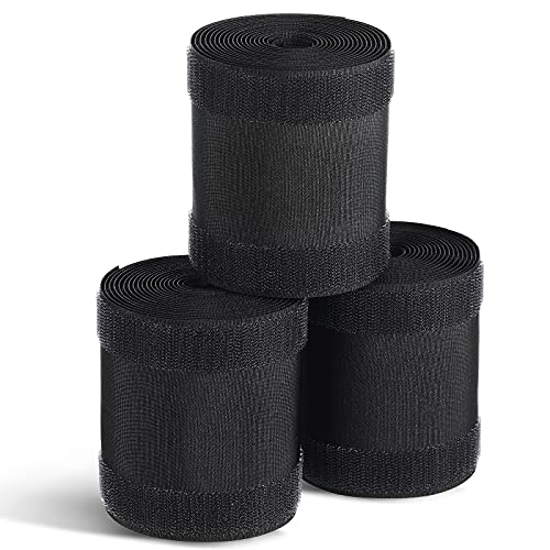 WILLBOND Carpet Cord Cover Cable Protector Floor Cover Cable Protector Management Only for Commercial Office Carpet(29.53 ft,Black) - color: Black, size: 29.53 ft