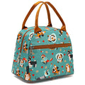 FlowFly Insulated Lunch Cooler Bag - Tote Bag Organizer for Women/Men, Dog - color: Dog