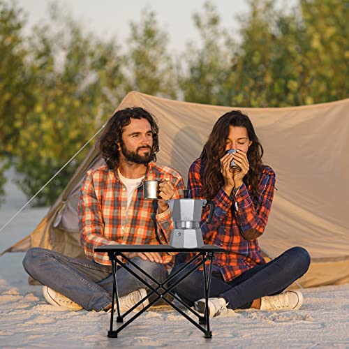 SOUJOY Camping Side Table, Portable Folding Beach Table, Small Aluminum Picnic Backpacking Table for Outdoor Cooking, BBQ, Hiking, Boat, Travel, 15.5''L x 13.8''W x 11.4''H (Pack of 2) - size: 15.5''L x 13.8''W x 11.4''H (Pack of 2)