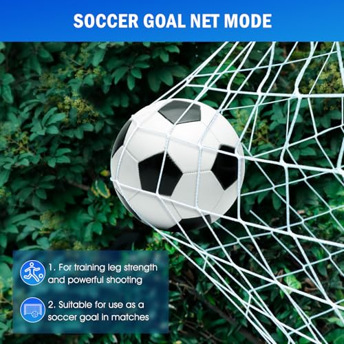 Soccer Baseball Volleyball Rebounder Net, Quick-Switch Angle Dual-Sided/Dual/Three Mode Goal Net Multi-Sport Pitchback Rebound for Control, Passing Practice, Easy Setup Bounce Back Training Gifts - size: 4FTx4FT