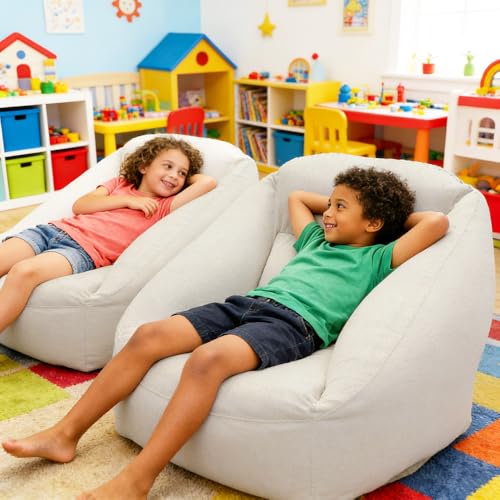 Inflatable Sofa Chair Portable Air Couch Camping Lounger with Air Pump for Home Outdoor Camping Travel (Beige) - color: Beige