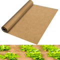 Biodegradable Paper Weed Barrier Roll, Thickened Tear Resistance Garden Weed Barrier Heavy Duty Garden Paper Weed Control Landscape Paper Mulch Weed Mat for Outdoor Garden Lawn (4 x 100 FT) - size: 4 x 100 FT