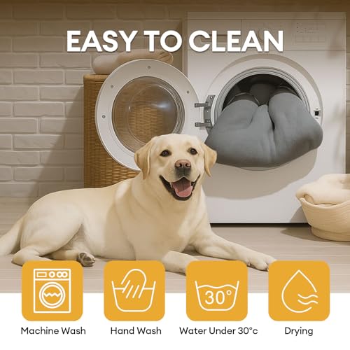 FUNNY FUZZY Dog Bed Crate Pad Mat, Washable Reversible Pet Floor Mats,Fluffy Kennel Pad for Large Sized Dog,Indoor Cats,Sleeping Mattress, 35.4" × 22.8", Light Grey - color: Light Grey, size: 35"× 23" Large