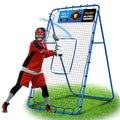 Volleyball Lacrosse Rebound Net Pro, WINTHAI Lacrosse Rebounder for Backyard, 7x4FT/6x4FT/4x4FT Bounce Back Net with Target Strike Zone, Easy Quick Setup, Volleyball Baseball Softball Soccer Training - size: 7FTx4FT
