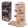 HI-REEKE Fun Couples Stacking Game Naughty Funny Wooden Block Tower Toy for Adults-48pcs