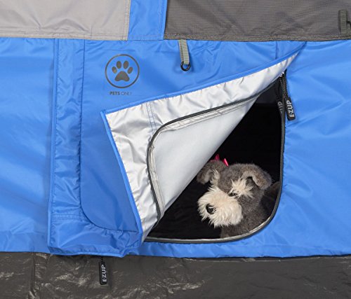 E-Z UP Camping Cube 6.4, Converts 10' Straight Leg Canopy into Camping Tent, Limeade - color: Limeade