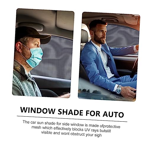 MAGICLULU 2Pcs Portable Magnetic Sun Shades Breathable Gauze Window Curtains for Cars Easy Installation Lightweight Privacy Protection for Sunny Days