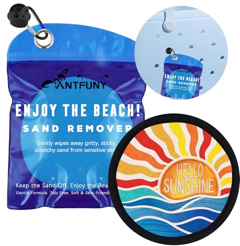 Antfuny Sand Remover Cleaner Eraser for Family Women Vacation Trip Essentials Hawaii Honeymoon Gift Costa Rica Must Haves Resort Rio de Janeiro Bahamas Punta Cana Essential Waikiki Spring Trip - color: 1pcs Sunrise
