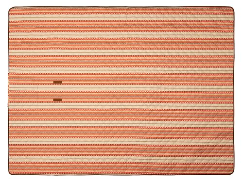 Carstens, Inc. Easy Pack Waterproof Sandproof Picnic Blanket, Lightweight Foldable Outdoor Camping Beach Mat, Large 60"x80", Chinlee Stripe - color: Chinlee Stripe
