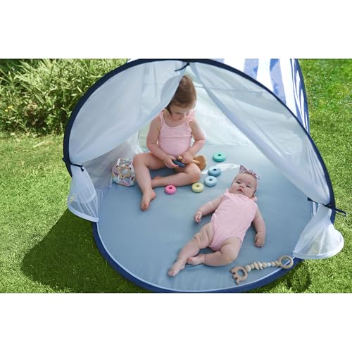 Babymoov Baby Anti UV Tent, Sun Protection UPF 50+, Pop Up Play Tent and Sun Shade, Marine (Summer 2025 Edition) - style: Marine Tent