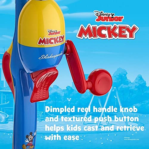 Shakespeare Youth Fishing Reel and Rod Combo - color: Disney Mickey Beginner